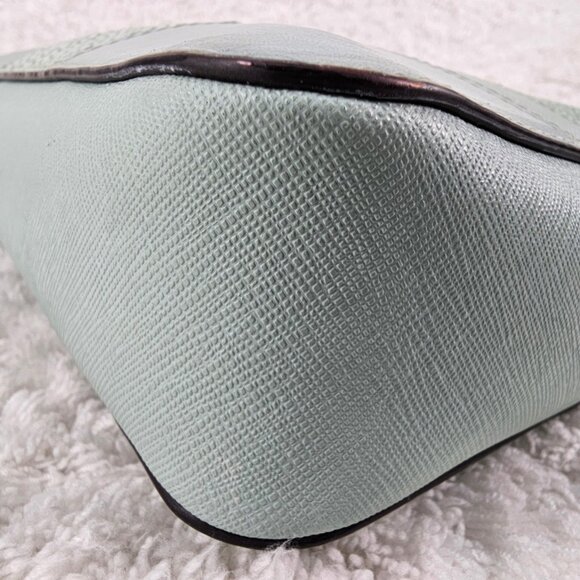 MICHAEL KORS Mint Green Patchwork Tiles Jet Set Camera Crossbody Bag Chain Strap - Picture 7 of 12